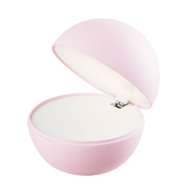 VK lighting Poke - lampe à poser - Ø 12 x 10,8 cm - 2,2W led incl - rose poudré