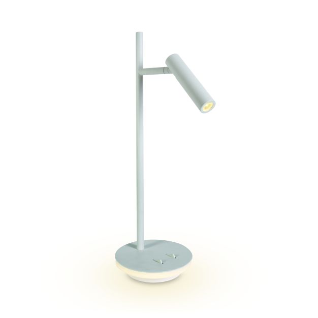 ONE Light - lampe de bureau - Ø 15 x 45,5 cm - 3W + 6W LED incl. - blanc