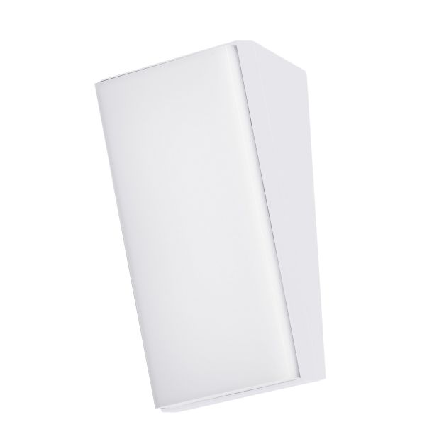 Nova Luce Keen - applique murale extérieure - 9 x 7 x 18 cm - 12W LED incl. - IP65 - blanc