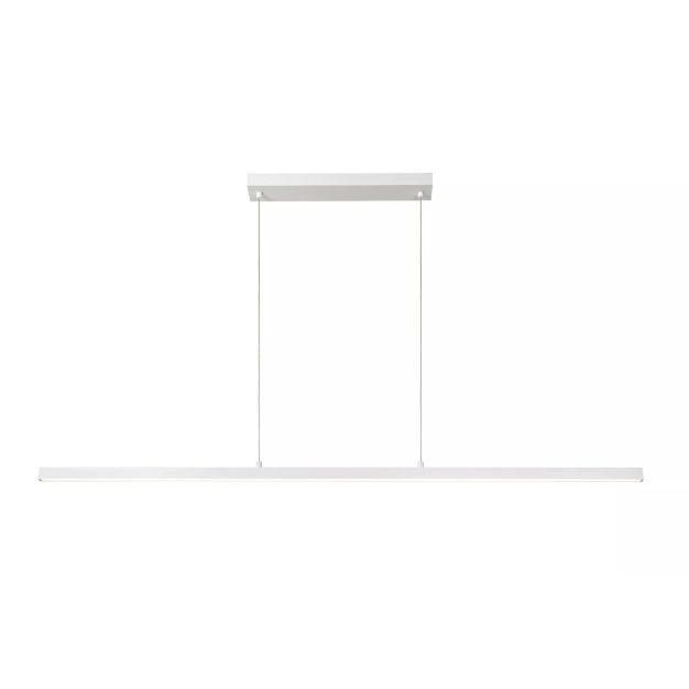 Lucide Sigma - lampe suspendue - 147,7 x 8,2 x 150 cm - 36W LED dimmable incl - blanc