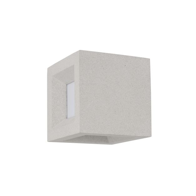 Nova Luce Castro - applique murale d'extérieur - 16 x 16 x 16 cm - IP65 - blanc