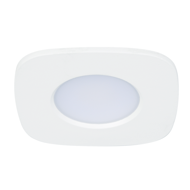 Lutec Rina - spot encastré - Lutec Connect - 95 x 95 x 50 cm, taille d'encastrement Ø 76 cm - 7,7W LED incl. - IP65 - fonction de gradation et couleur de lumière réglable via app - RGB+W - blanc