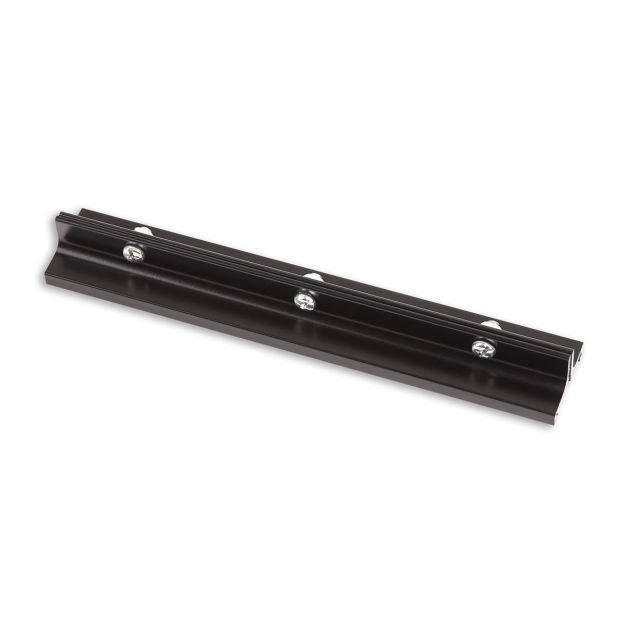 Maxlight - support de rail long pour connecter et suspendre des rails - 18 cm - noir