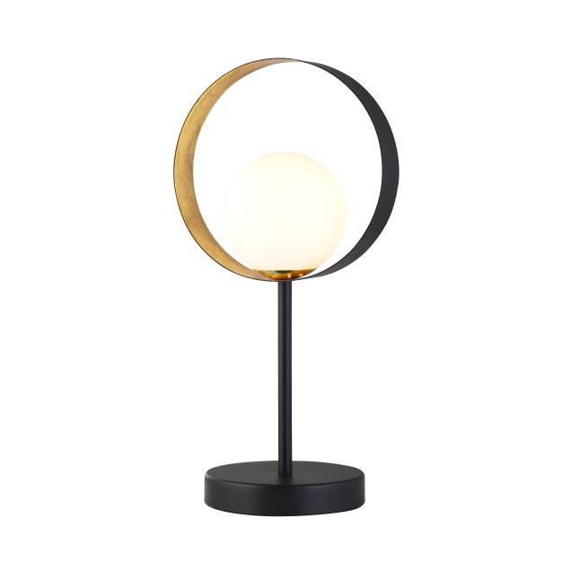 Searchlight Orbital - lampe à poser - 18,2 x 13 x 36 cm - noir et or