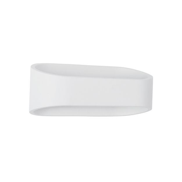 Nova Luce Mile - applique d'extérieur - 18 x 11,5 x 7,5 cm - 9W LED incl. - IP54 - blanc