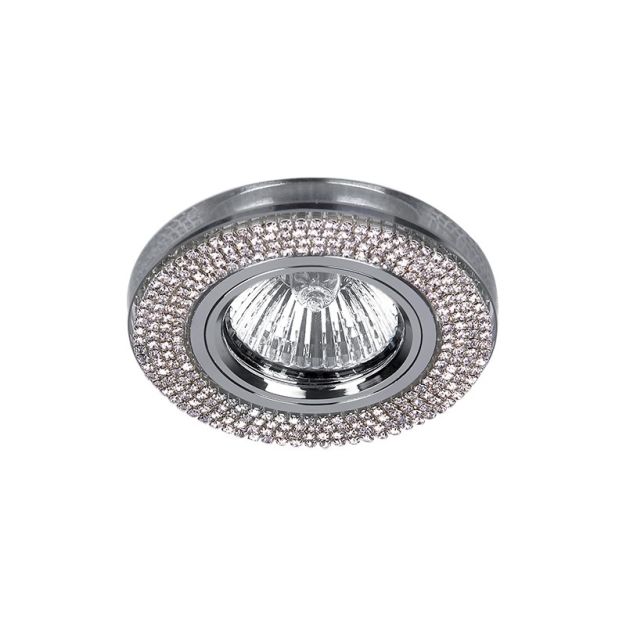 Elmark CR-776 - spot encastrable - Ø 90 mm, Ø60 mm encastrable - chrome et argent