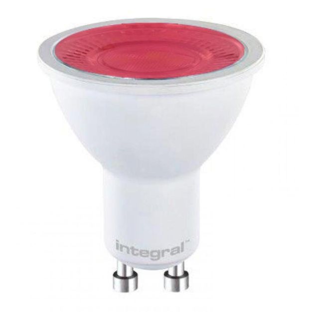 Spot LED intégré - Ø 5 x 5,6 cm - GU10 - 5W non-dimmable - rouge