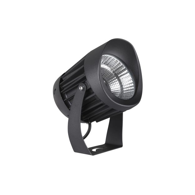 Nova Luce North - spot au sol - Ø 15 x 20,5 cm - 30W LED incl. - IP65 - noir