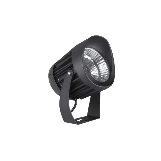 Nova Luce North - spot au sol - Ø 12 x 18 cm - 20W LED incl. - IP65 - noir