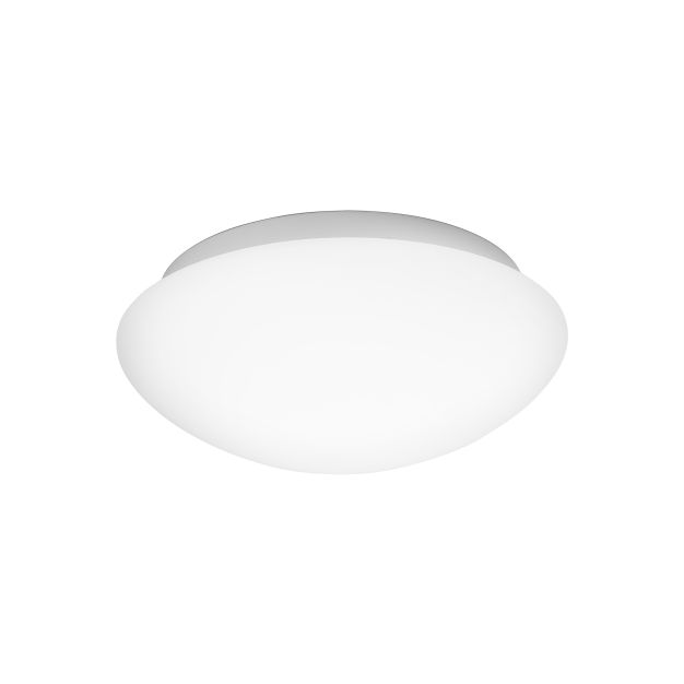 Nova Luce Brest - plafonnier de salle de bains - Ø 23 x 10,5 cm - IP44 - blanc