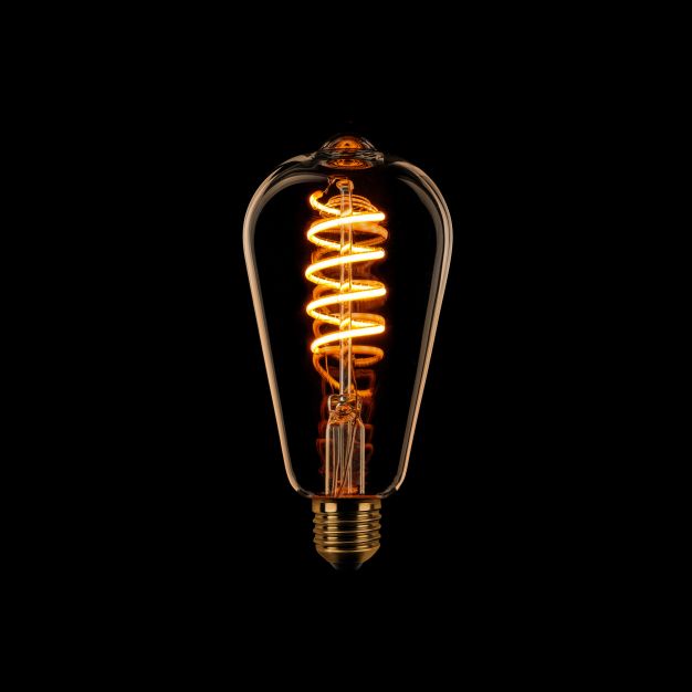 ETH Filament LED Edison Spiral - E27 - 8W dimmable - 2200K - or