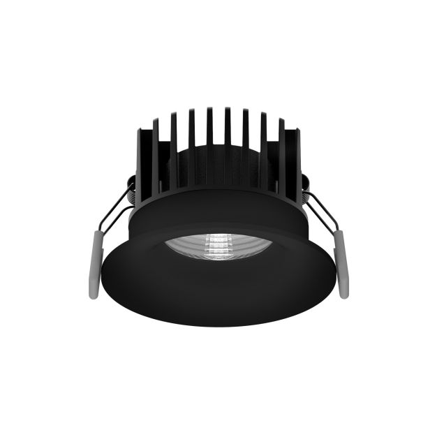 Nova Luce Blade - spot à encastrer - Ø 85 mm, Ø 80 mm à encastrer - 12W LED incl. - IP65 - noir