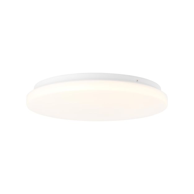 Brilliant Farica - plafonnier/mural - Ø 31 x 5,5 cm - 18W LED incl. - blanc