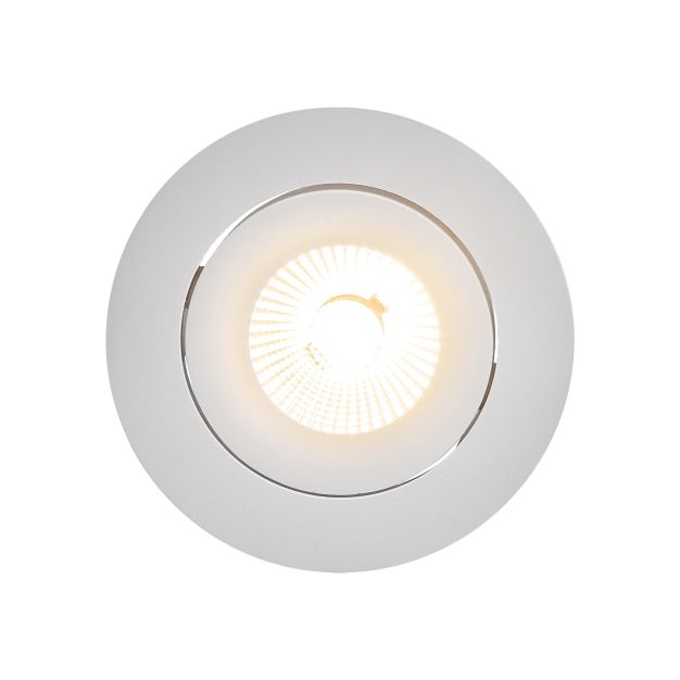 Nordlux Aliki - spot encastré - Ø 96 mm, Ø 83 mm encastré - 8W LED dimmable incl. - IP44 - blanc