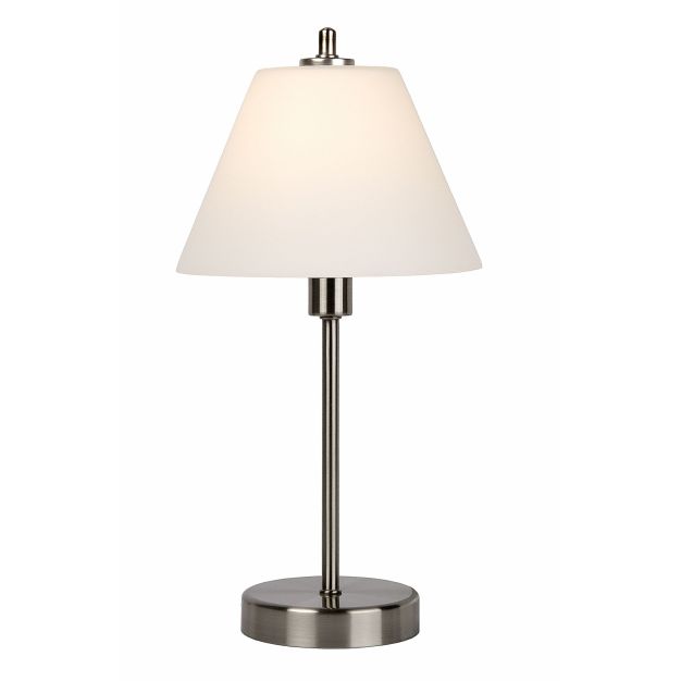 Lucide Touch Two - lampe à poser - 42 cm - chrome satiné