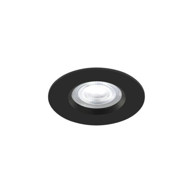 Nordlux Smart Don - spot encastré - éclairage intelligent - Ø 85 mm, Ø 72 mm encastré - 4,7W LED incl. - IP65 - noir