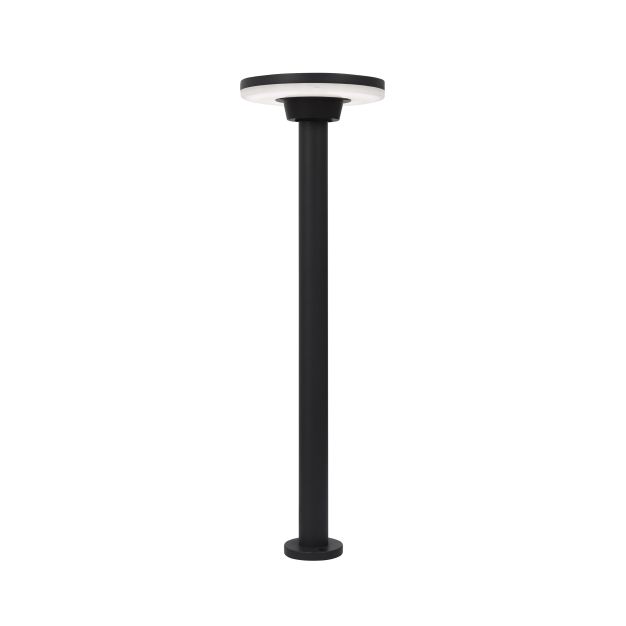 Nova Luce Suite - lampe de jardin - Ø 18 x 60 cm - 12W LED incl. - IP54 - noir