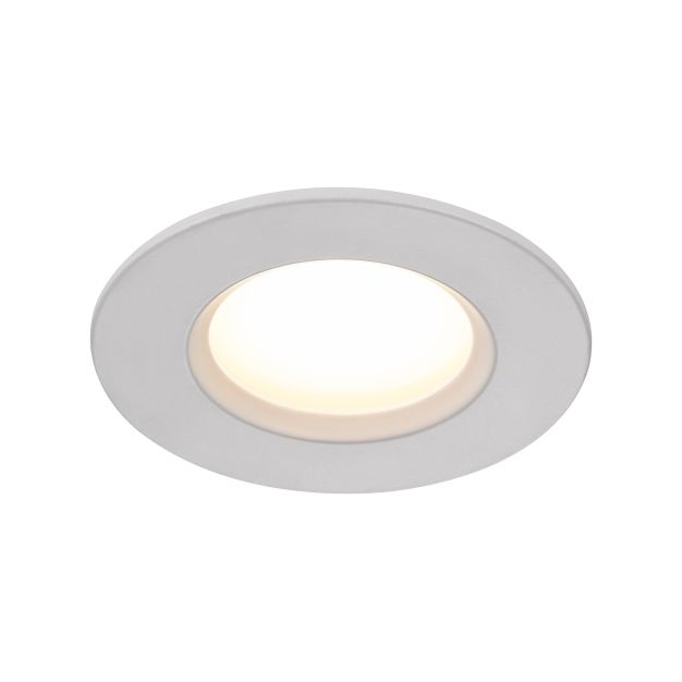 Nordlux Dorado - spot encastré - Ø 85 mm, Ø 72 mm encastré - 5,5W LED dimmable incl. - IP65 - blanc