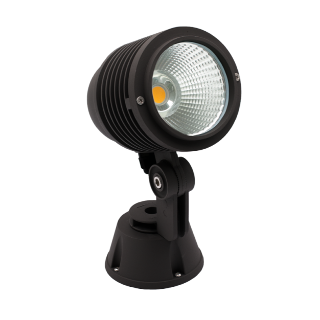 Century Italia Dobi - spot au sol - 5 x 10,3 x 24,8 cm - 15W LED incl - IP65 - noir