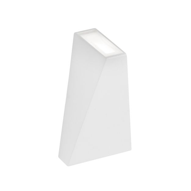 Nova Luce Miley - applique murale - 7,4 x 7,4 x 13,6 cm - 6W LED incl. - IP54 - blanc sable