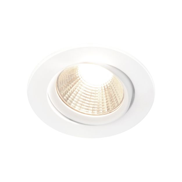 Nordlux Dorado - set de 3 - Ø 85 mm, Ø 72 mm encastrable - 5,5W LED dimmable incl. - blanc