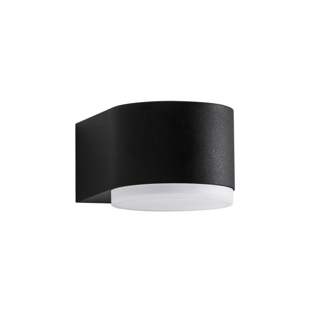 Nova Luce Nus - applique d'extérieur - 9 x 13,2 x 6,9 cm - 4W LED incl. - IP54 - noir