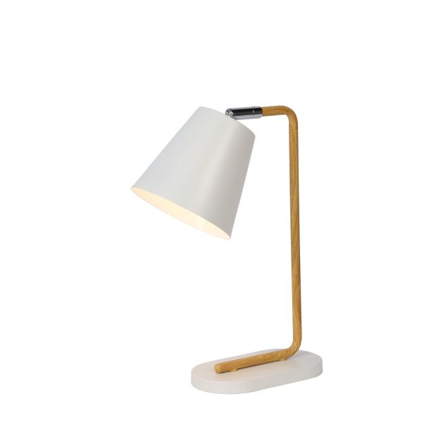 Lucide Cona - lampe à poser - 14 x 25 x 36 cm - blanc