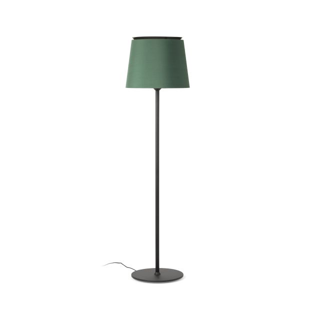 Faro Savoy - lampadaire - 160 cm - noir et vert