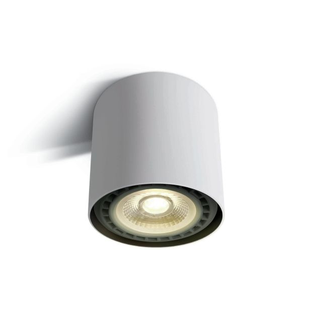 ONE Light R111 GU10 plafonniers - spot en saillie 1L - Ø 12 x 11,5 cm - blanc