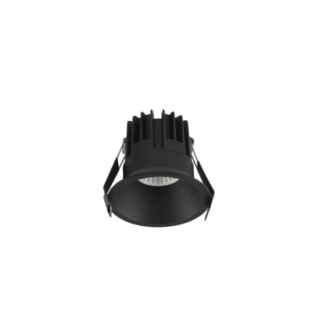 Nova Luce Luela - spot encastré - Ø 85 mm - taille d'encastrement 75 mm - 13W LED incl. - noir - 3000K