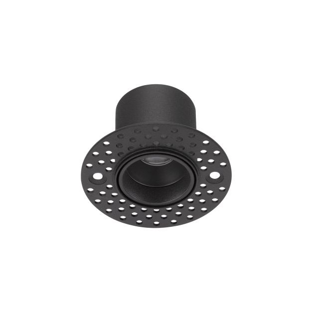 Nova Luce Uho - spot encastré - Ø 68 mm - taille d'encastrement 40 mm - 3W LED incl. - noir