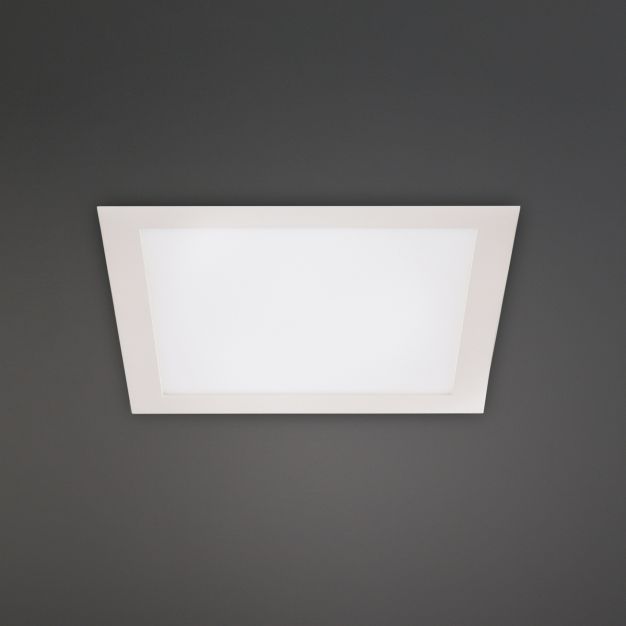 Maxlight Panel LED - spot encastré - 170 x 170 mm, 145 x 145 mm taille d'encastrement - 15W LED incl. - blanc