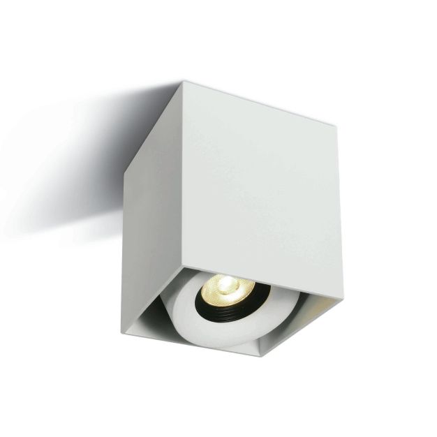 ONE Light Adjustable COB Cylinders - spot en saillie 1L - 8 x 8 x 10 cm - 8W dimmable LED incl - blanc