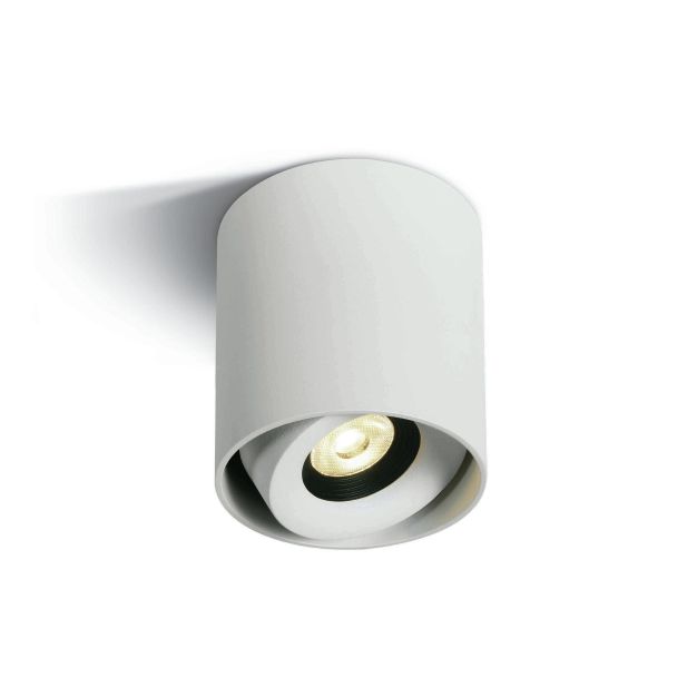 ONE Light Adjustable COB Cylinders - spot en saillie 1L - Ø 8 x 10 cm - 8W LED dimmable incl. - blanc