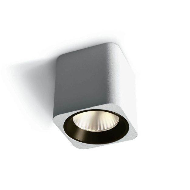 ONE Light Cylindres LED Chill Out - spot en saillie 1L - 6 x 6 x 6,5 cm - 7W LED dimmable incl. - blanc