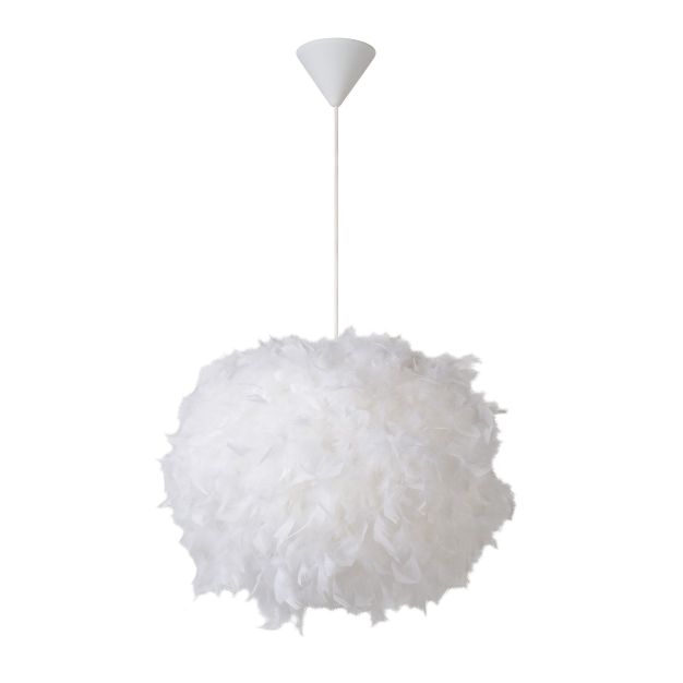 Lucide Goosy Soft - lampe suspendue - Ø 50 cm x 165 cm - blanc