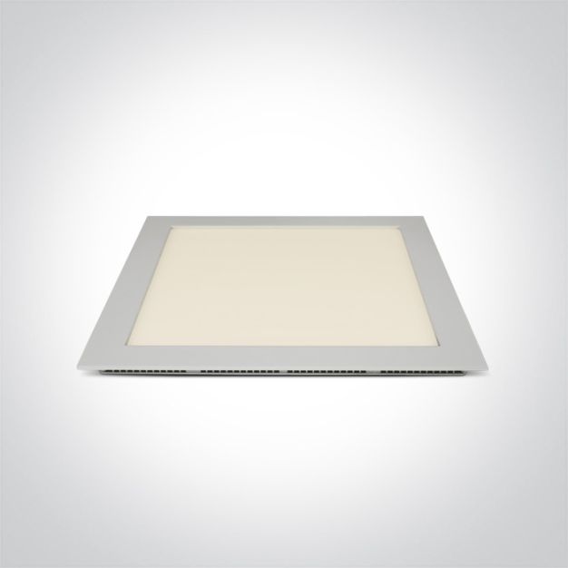 ONE Light Square Recessed Panel CCT V - plafonnier encastré - 30 x 30 x 2,2 cm - 30W LED incl. - blanc