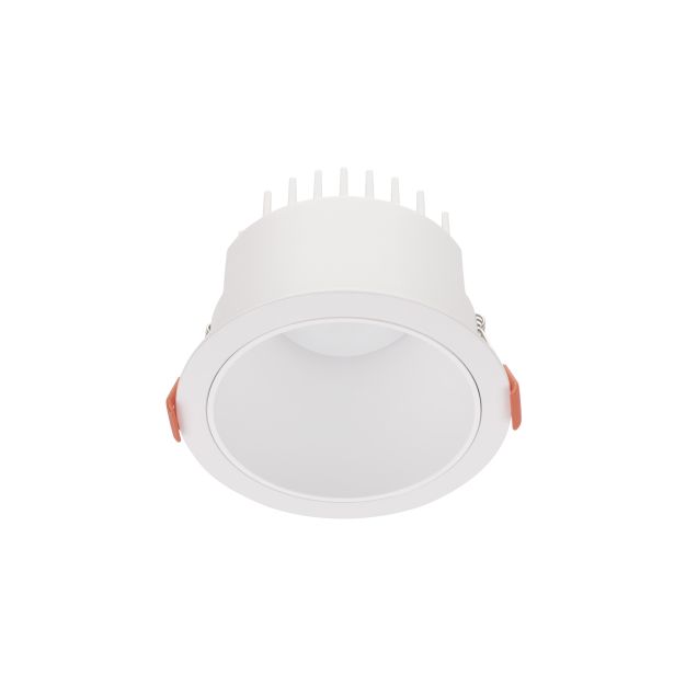 Nova Luce Luela - spot encastré - Ø 11,5 cm - taille encastrée Ø 10,5cm - 20W LED incl. - blanc