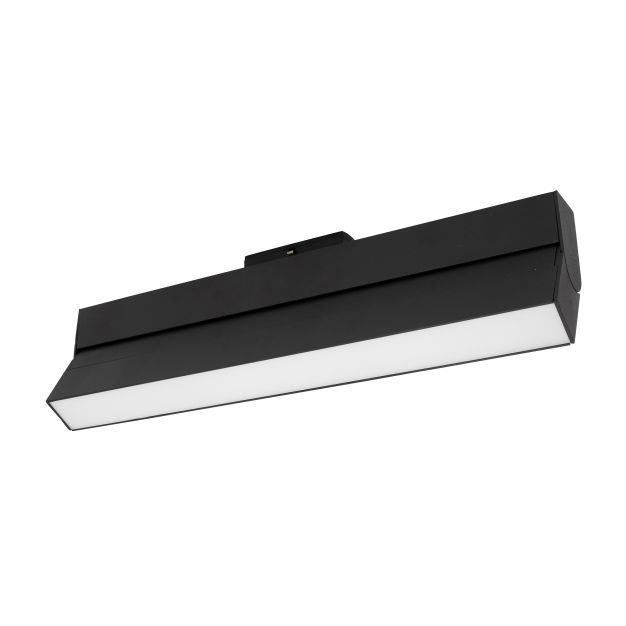 Nova Luce Rieti - luminaire pour système de profilés magnétiques - 40,7 x 3,4 x 11,6 cm - 22W LED incl. - noir - couleur de lumière blanc chaud