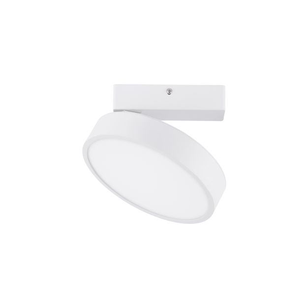 Nova Luce Perfect Profile - plafonnier télécommandé (excl.) - Ø 20 x 9,5 cm - 20W LED dimmable incl. - 2700K-6000K - blanc