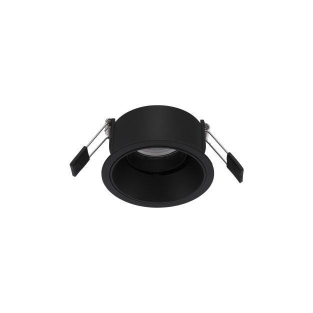 Nova Luce Reina - spot encastré - Ø 90 mm x 49 mm, encastré Ø 75 mm - noir