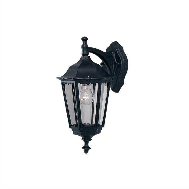 Searchlight Bel Aire - applique d'extérieur - 25 x 44 cm - IP44 - noir