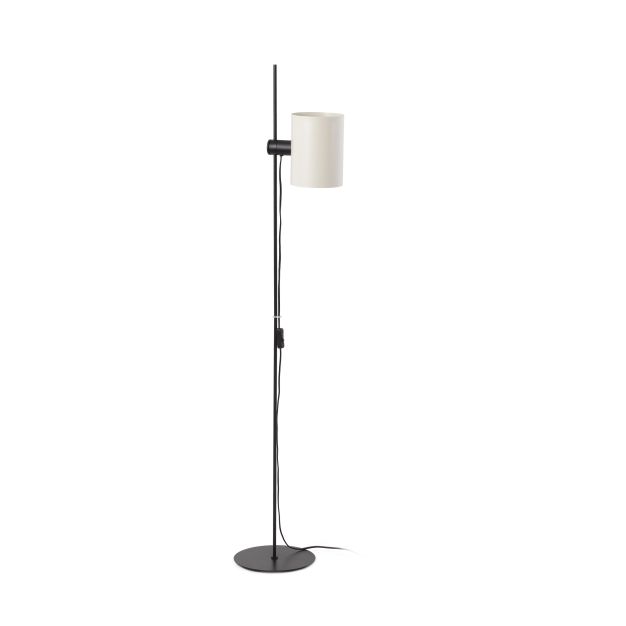 Faro Guadalupe - lampadaire - 150 cm - noir et beige