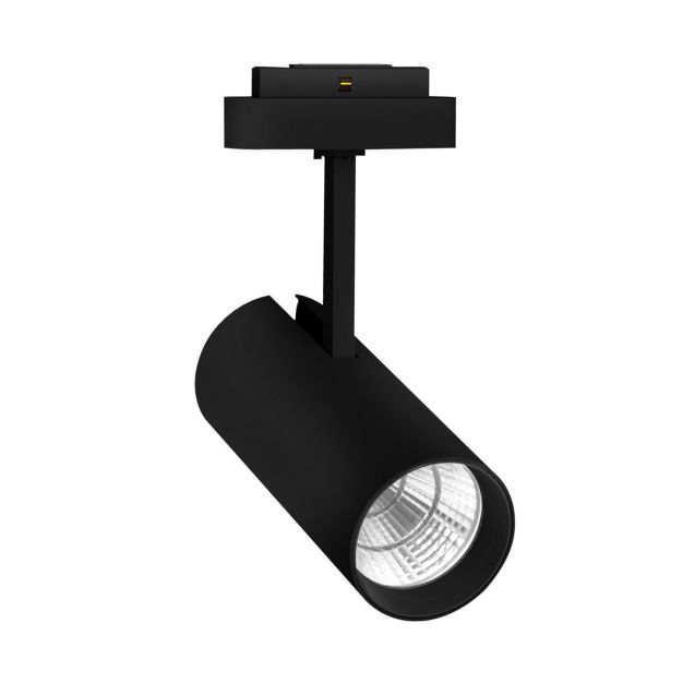 Nova Luce Nap - spot pour système de profilés magnétiques - Ø 8,5 x 27 cm - 30W LED incl. - noir - couleur de lumière blanche