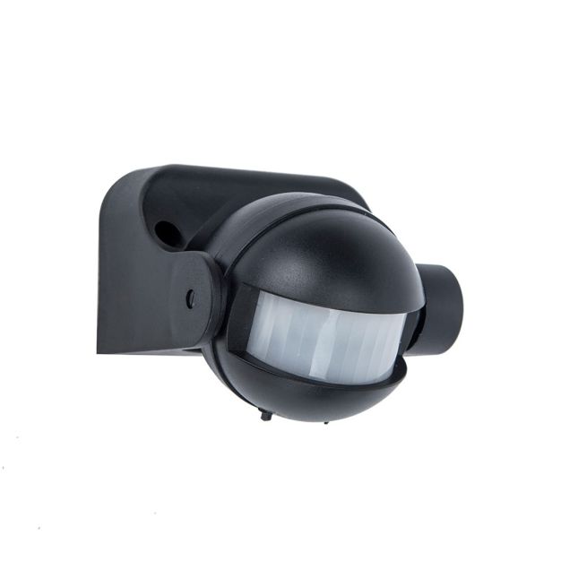 Lutec Sphere - capteur infrarouge - 9 x 10 x 8 cm - IP44 - noir