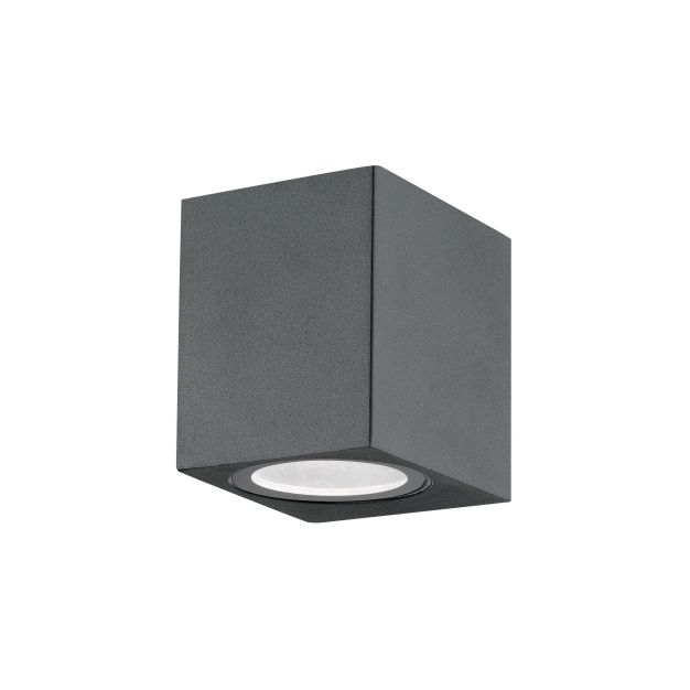 Nova Luce Nero - Applique d'extérieur - 6,7 x 8 x 8 cm - IP54 - gris foncé