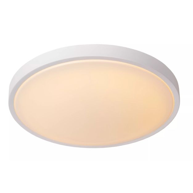 Lucide Dasher - plafonnier - Ø 41 x 10,6 cm - 24W LED incl - IP44 - blanc