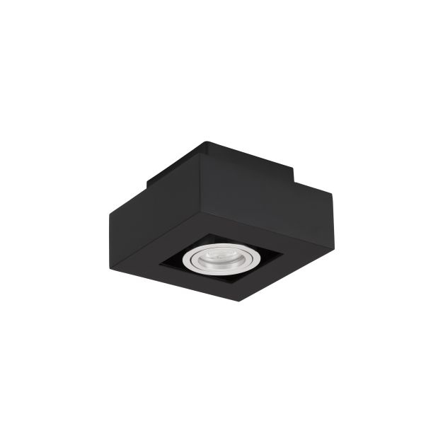 Nova Luce Robin - spot en saillie - 14,5 x 14,5 x 8,6 cm - noir