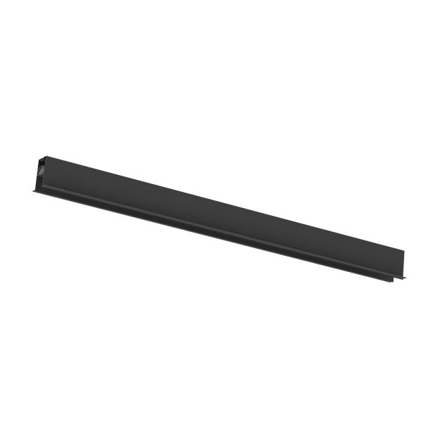 Nova Luce Buxton 02 - profilé magnétique encastré - 100 x 6,8 x 7,5 cm - noir