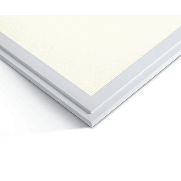 ONE Light Square UGR17 & UGR19 Office Panels - plafonnier suspendu/encastré - 62 x 62 x 2 cm - 48W LED incl. - blanc - couleur de lumière blanc chaud